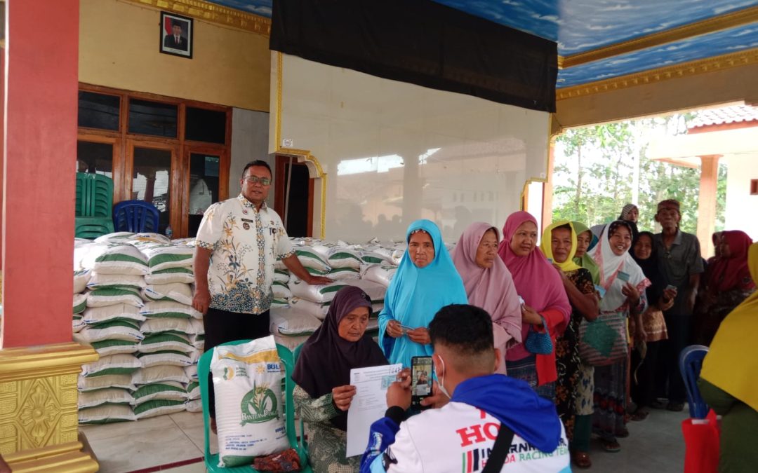 Bantuan Pangan Beras Alokasi Bulan Oktober 2023 dibagikan