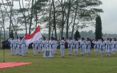 Merah Putih Berkibar di Upacara HUT Ke-80  Kemerdekaan RI Tingkat Desa Wringinharjo