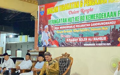 Malam Resepsi dan Pengajian Akbar HUT ke-80 Kemerdekaan RI di Desa Wringinharjo