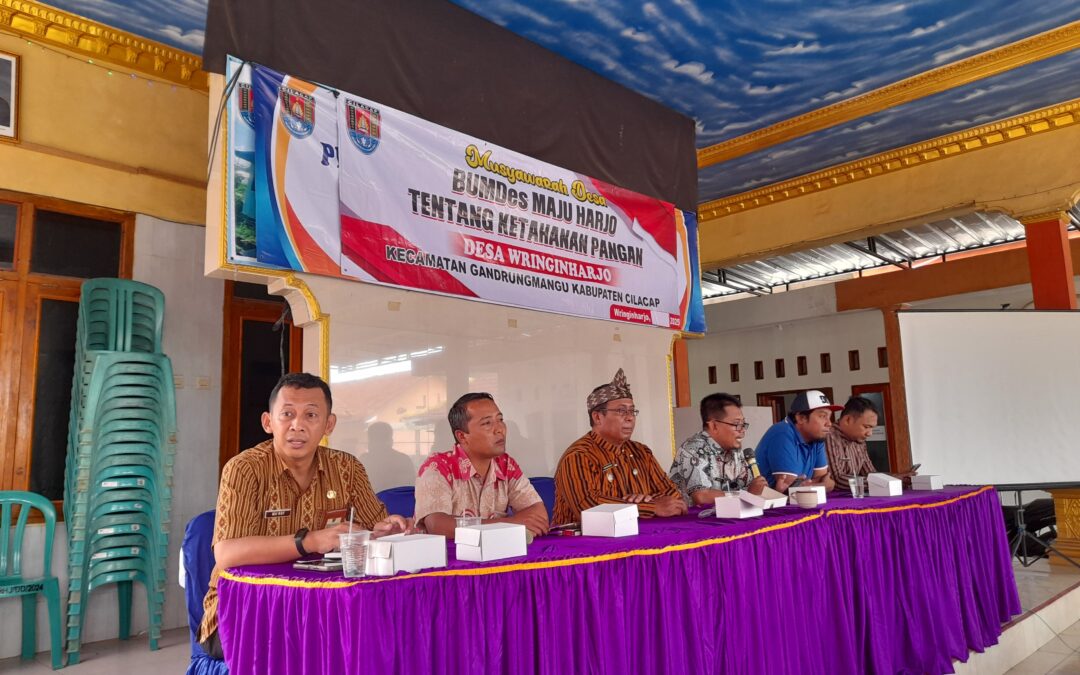 MUSDES KETAHANAN PANGAN DESA WRINGINHARJO BERJALAN DENGAN LANCAR