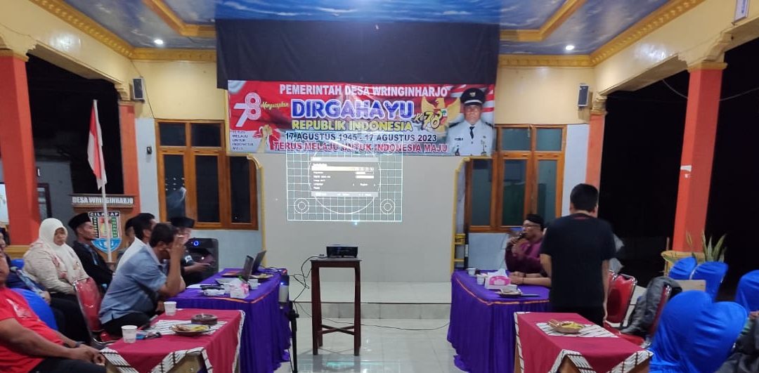 Rapat Teknis Persiapan HUT Ke-78 Kemerdekaan RI Tingkat Desa Wringinharjo