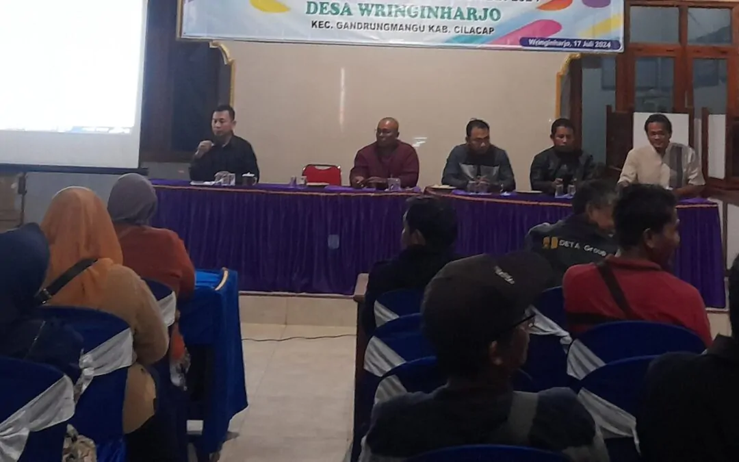 Rapat Kerja Panitia HUT RI Ke-79 Desa Wringinharjo Tahun 2024
